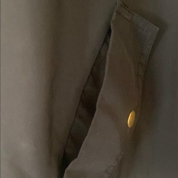 Women's Rain Black Jacket with Gold Accents M - Picture 4 of 9